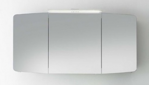 Spiegelschrank  inkl. LED-Aufsatzleuchte, 120 cm, Stecksose AUßEN