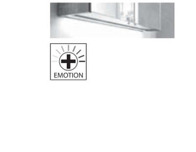 2 x Emotion-LED Waschtischbeleuchtung für Spiegelschrank (2,6 Watt), 56 cm