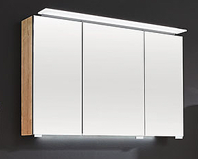 Spiegelschrank mit LED-Beleuchtung, 70 cm