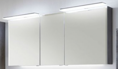 Spiegelschrank mit LED-Beleuchtung, 140 cm