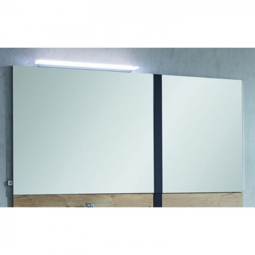 Flächenspiegel, Dekorstreifen rechts, 126 cm breit
