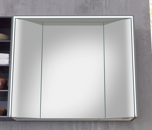 Spiegelschrank, 3 Spiegeltüren, 80 cm