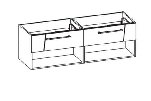 Waschtischunterschrank, 150 cm