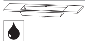 Möbelwaschtisch 1200 mm, STONEPLUS - Waschtisch weiß, 123 cm