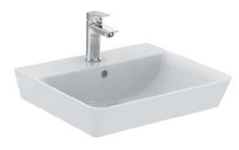 2.00 x Keramik-Aufsatzwaschbecken, 50 cm Ideal Standard Connect Air Cube