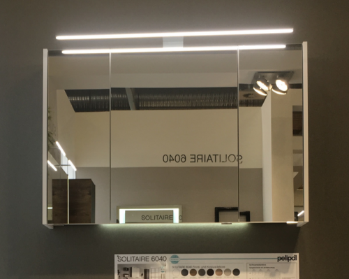 Spiegelschrank inkl. LED-Profil, 103 cm