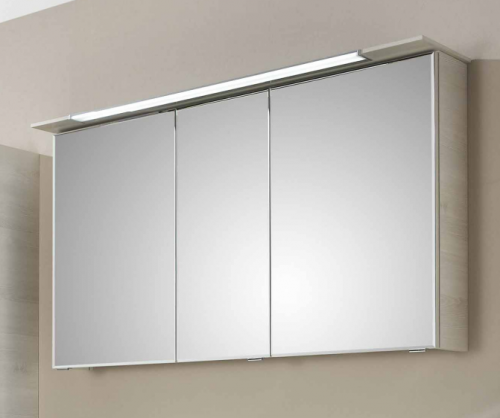 Spiegelschrank inkl. LED-Beleuchtung im Kranz, 120 cm
